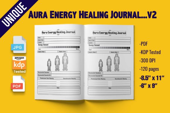 Download Aura Energy Healing Journal - Premium Bundle