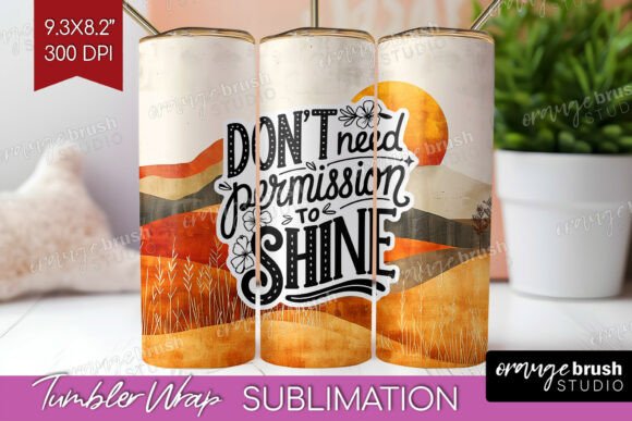 Download Boho Inspirational Quote Tumbler Wrap - Premium Resources